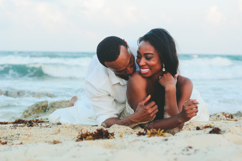 Mexico Beach wedding Trash the dress photography services WeddingDayStory
