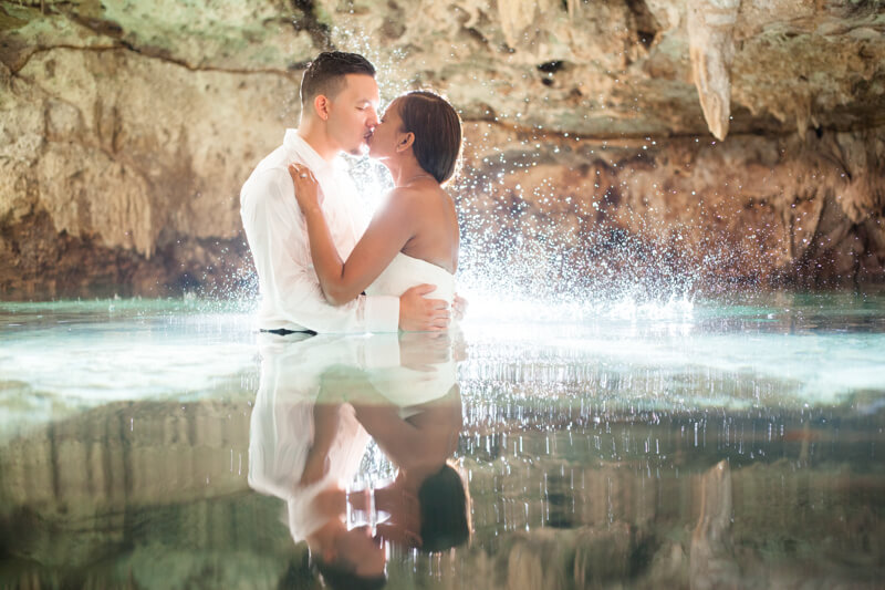 Mexico Mayan Riviera Cenotes wedding photography services WeddingDayStory