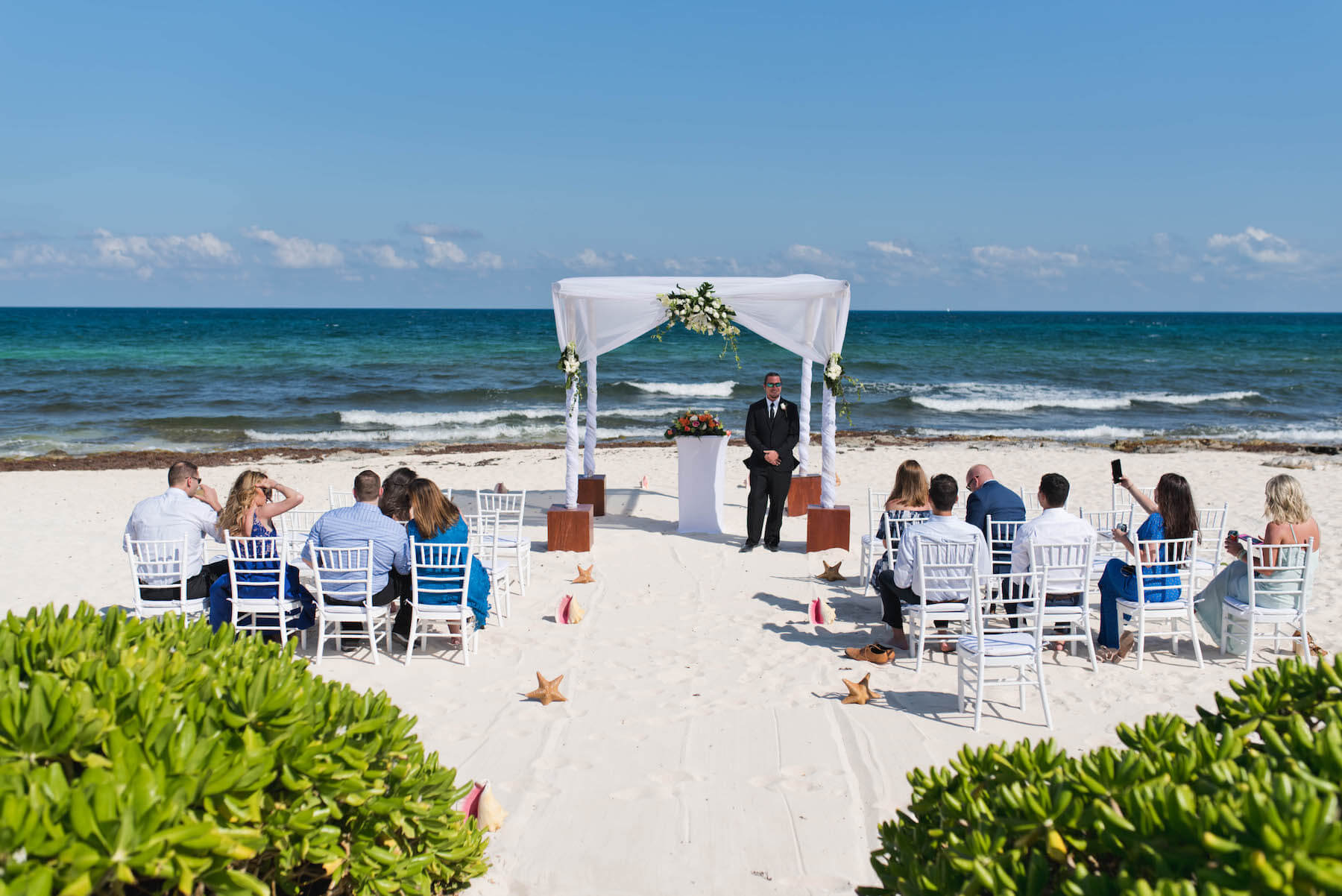 Destination beach wedding mexico